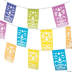 Tiki Cutout 100 Foot Banner